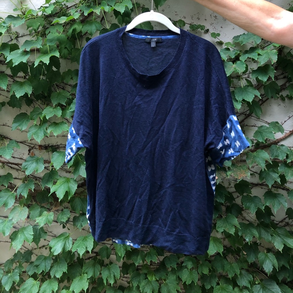 J. Crew Linen Flowy Top